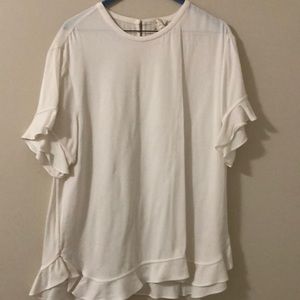 Kate Spade White Silky Blouse